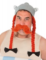Obelix Gallier Helm Mit Zöpfen