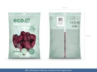100 Eco Pastell Ballons brombeere 26cm