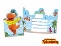 8 Kleiner Drache Kokosnuss Einladungskarten