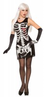 Skelettrumpf Minikleid Für Damen