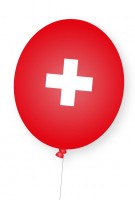 8 Schweiz Luftballons Zürich 28cm