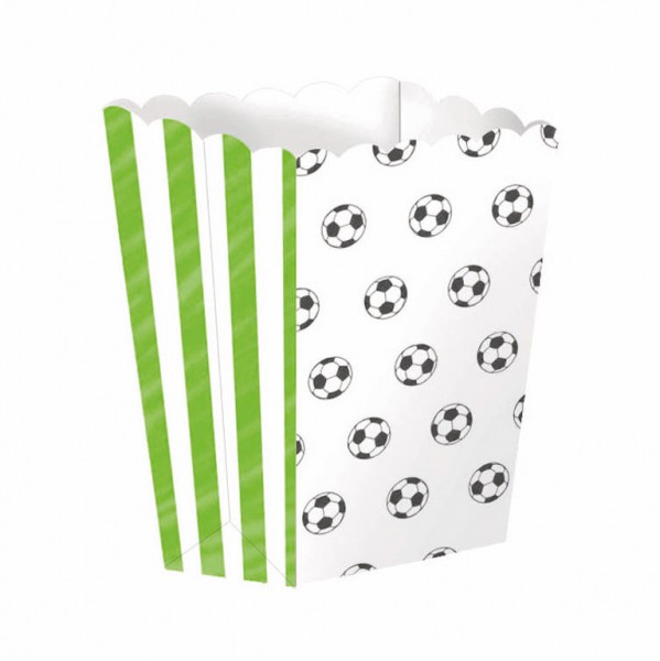 4 Fußball Kicker Party Snack Boxen