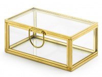 Goldene Ringbox Schatzkiste