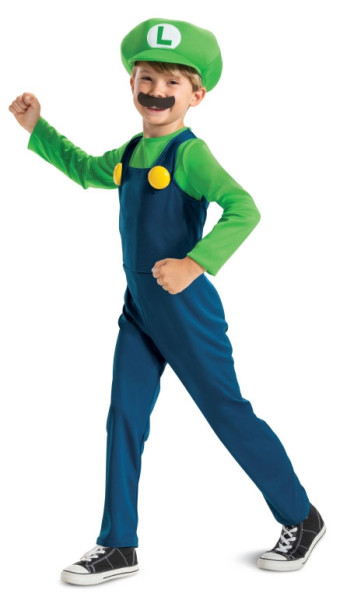 Super Mario Luigi Jungenkostüm