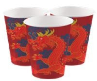 6 Neujahrsfest Chunjie Pappbecher