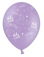 Vorschau: 6 Einhorn Twinkle Ballon Mix 30cm