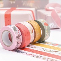 Vorschau: Geschenkband Set 5 Stück Christmas 10m