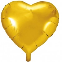 Herzilein Folienballon gold 61cm