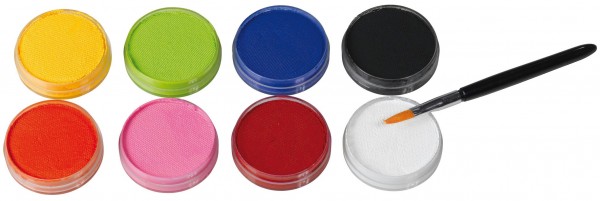 Schmink Palette Aqua Farben 2