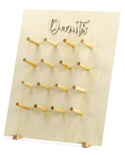 Holz Donutwand Forest Party 45 x 55cm