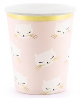 6 Katze Kiki Pappbecher 200ml