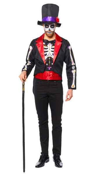 Mister Day of the Dead mäns kostym