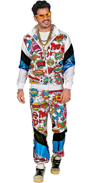 80er Jahre Comic Jogginganzug für Erwachsene 3