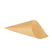 50 Holz Snack Tüten Fidelio 9,5 x 18cm