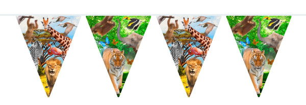 Wild Safari Wimpelkette 6m