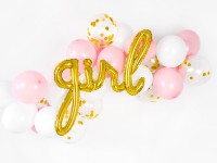 Girl Folienballon gold 77 x 70cm