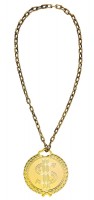 Gold Hip Hop Kette 58cm