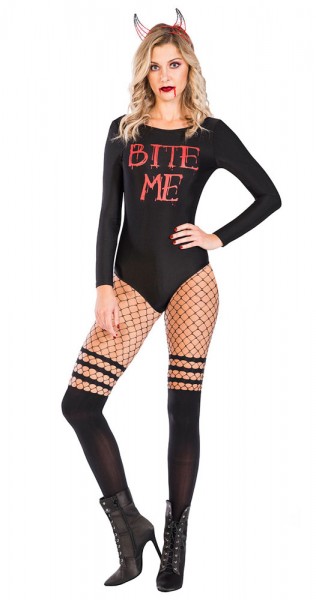 Halloween Bite Me Body für Damen