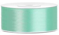 25m Satin Geschenkband mint 25mm breit