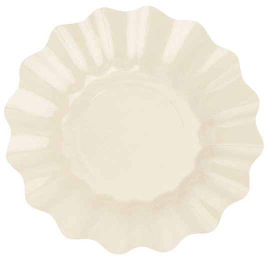 8 Ivory Passion Pappteller 21cm