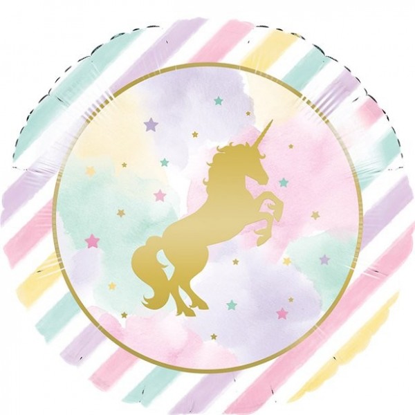 Golden Unicorn Folienballon 46cm