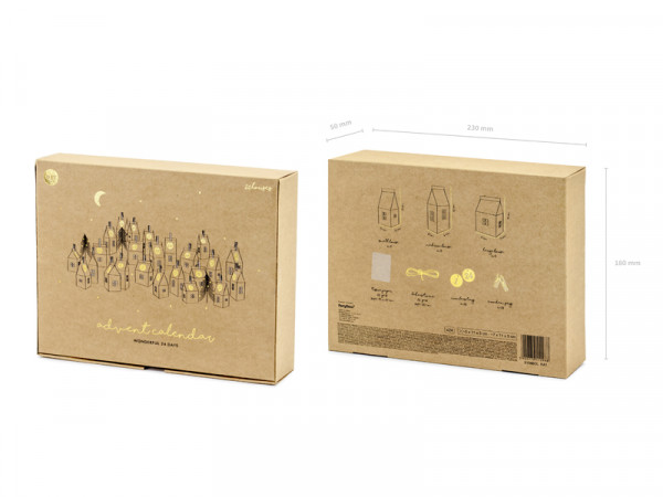 DIY Häuschen Adventskalender 2