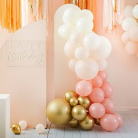 Ballongirlande Peach Blossom