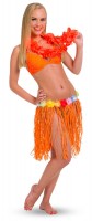 Hawaii Rock Oranje mit bunten Blumen