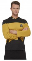 Star Trek next Generation Uniform Shirt für Herren gelb