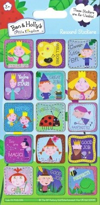 Glänzende Ben & Holly Königsreich Belohnungsaufkleber