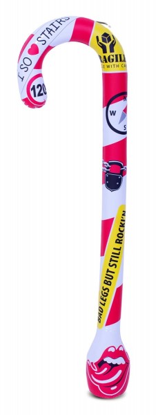 Aufblasbarer Gehstock Crazy 90cm