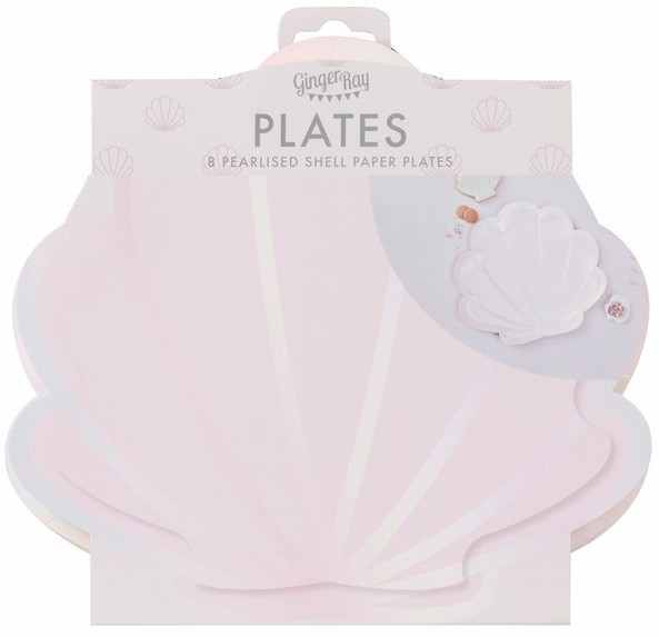 8 be mermaid Pappteller 25 x 23cm 3