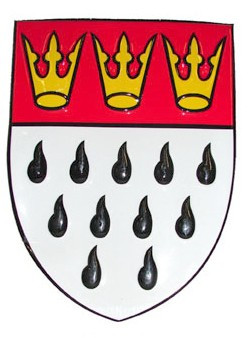 Kölner Wappen Wandbild 22 x 30cm