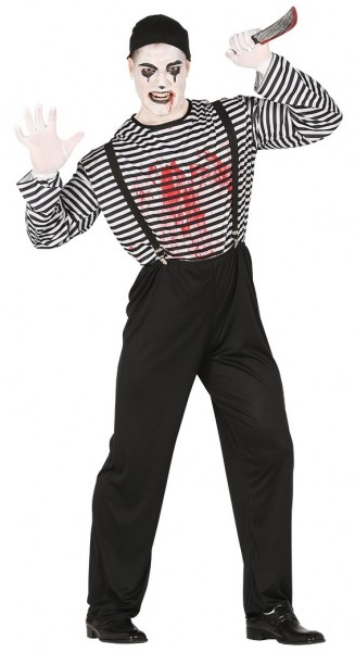 Mörderischer Pantomime Juan Herrenkostüm