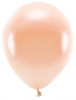 Vorschau: 100 Eco metallic Ballons pfirsich 30cm
