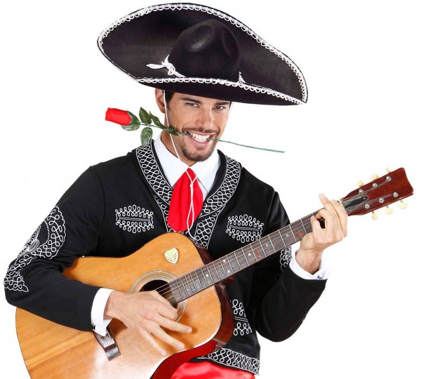 Schwarzer Filz Sombrero 5