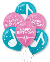 6 Be Famous Latexballons 27,5cm