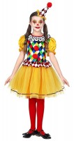 Vorschau: Zauberschönes Clown Kostüm für Mädchen
