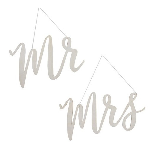 2 Märchenhochzeit Mr & Mrs Schilder