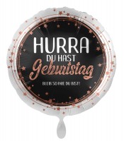 Hurra Geburtstag Folienballon 45cm