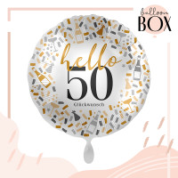 Vorschau: Balloha Geschenkbox DIY Hello 50 XL