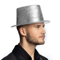 Vorschau: Glitter Party Hut Silber