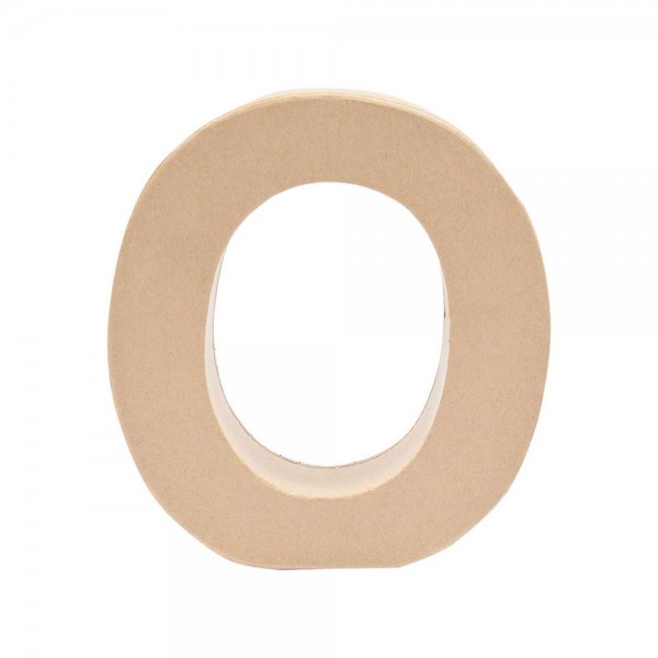 Buchstabe O aus Pappmaché 17,5cm