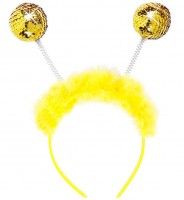 Crazy Bienen Haarreif Mit Paillettenfühlern