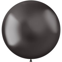 5 Shiny Star XL Luftballon anthrazit 48cm