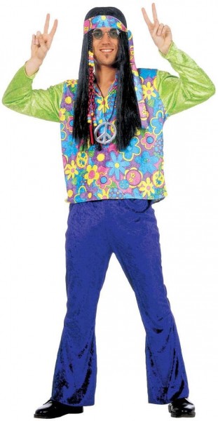 Hippie Power Herrenkostüm