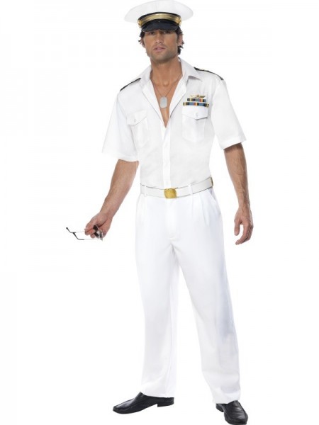 Top Gun Kapitän Herrenkostüm