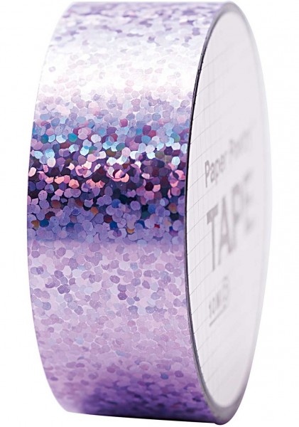 Holografisches Washi Tape lila 10m