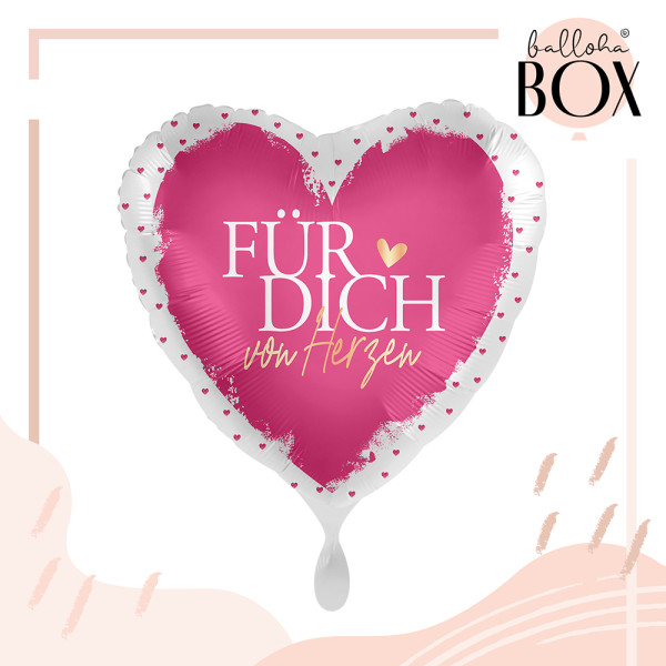 Balloha Geschenkbox DIY Für Dich von Herzen XL