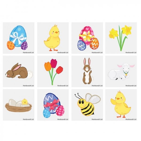 Kleine Tattoos niedliche Ostermotive